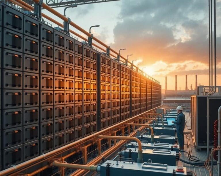 Wie unterstützen Stromspeicher Industrieanlagen bei der Energieeffizienz?