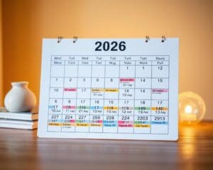 Wo finde ich den Kalender 2026 mit Schulferien?