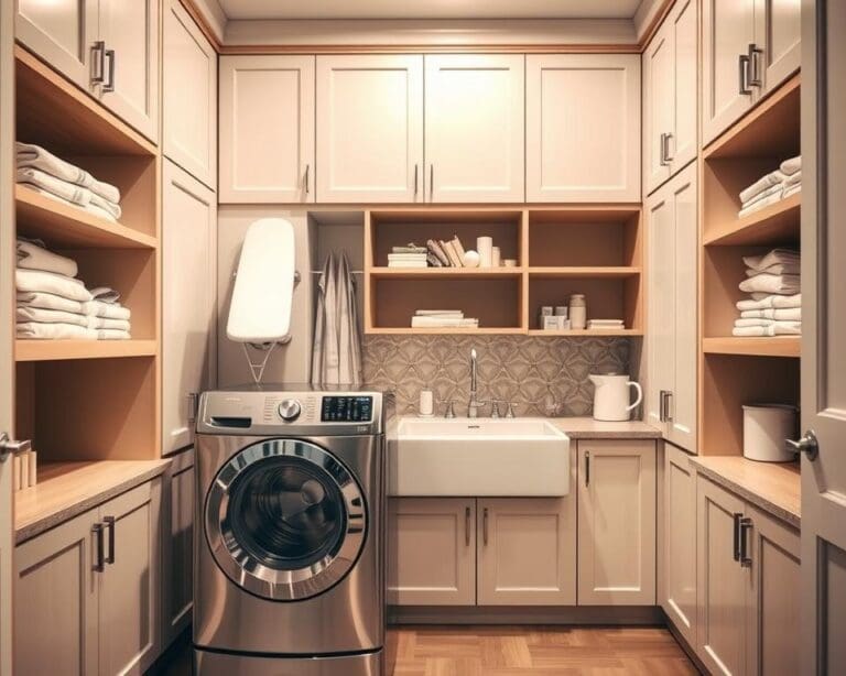 Welche Lösungen gibt es für Waschküche und Stauraum?