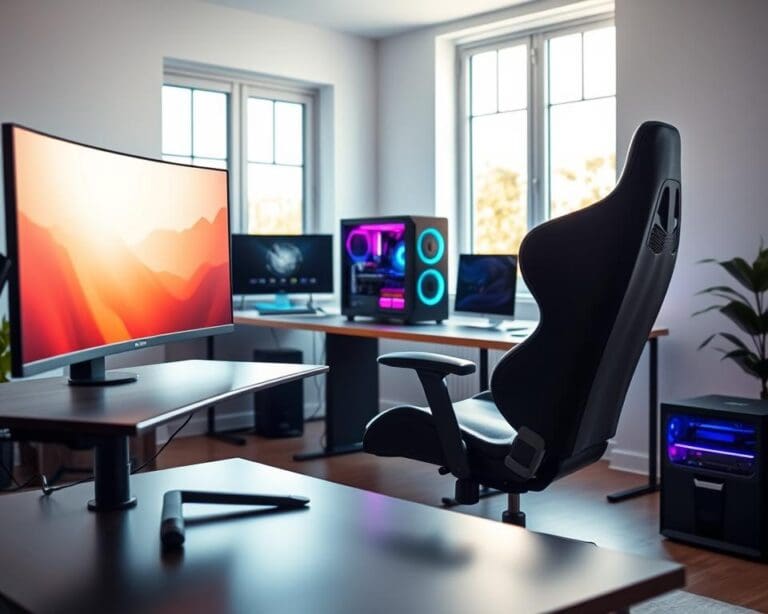 Wie richtest du dein Gaming-Setup ergonomisch ein?