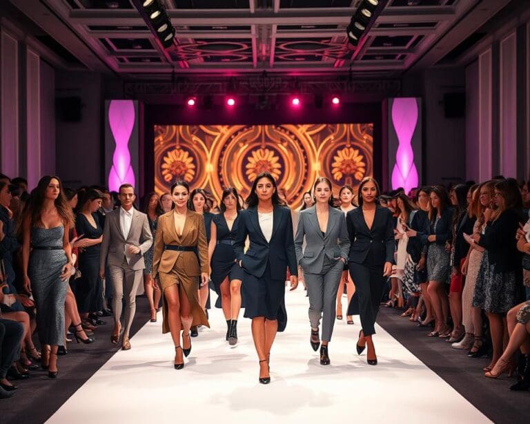 Was beeinflusst die Inszenierung von Modenschauen?