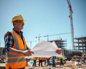 Was macht ein Bauleiter auf der Baustelle?