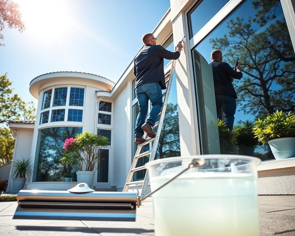 Was macht ein Fensterputzer im Privatbereich?