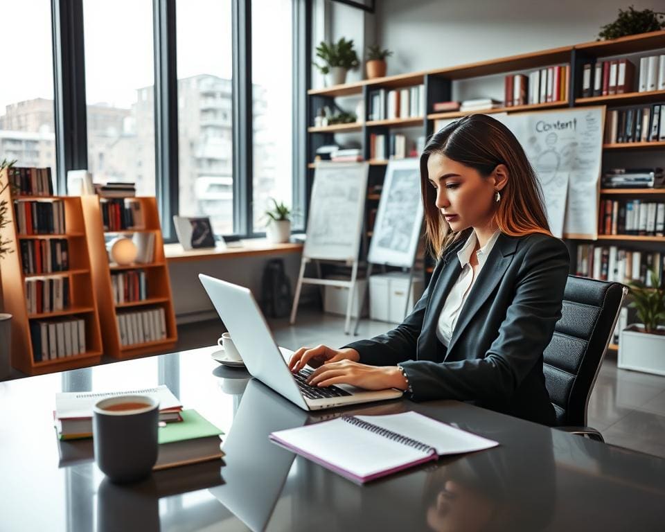 Wie arbeitet ein Redakteur für Firmeninhalte?