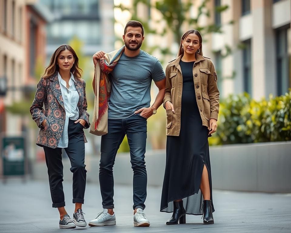 Wie kombiniert man Basics mit Trendteilen?