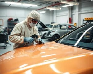 Wie unterstützt ein Lackierer Fahrzeugaufbereitung?