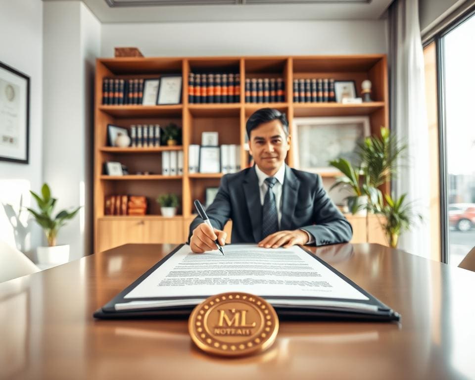 Wie unterstützt ein Notar wichtige Verträge?