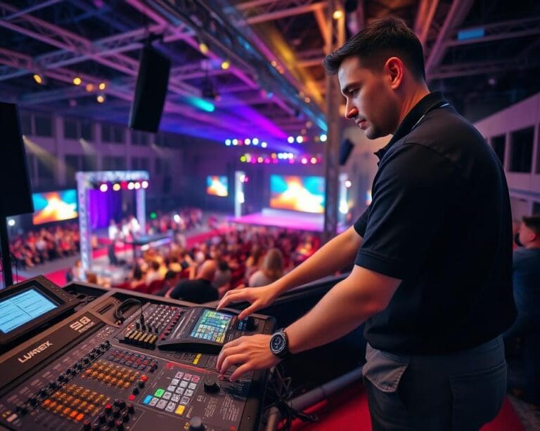 Wie arbeitet ein Eventtechniker?