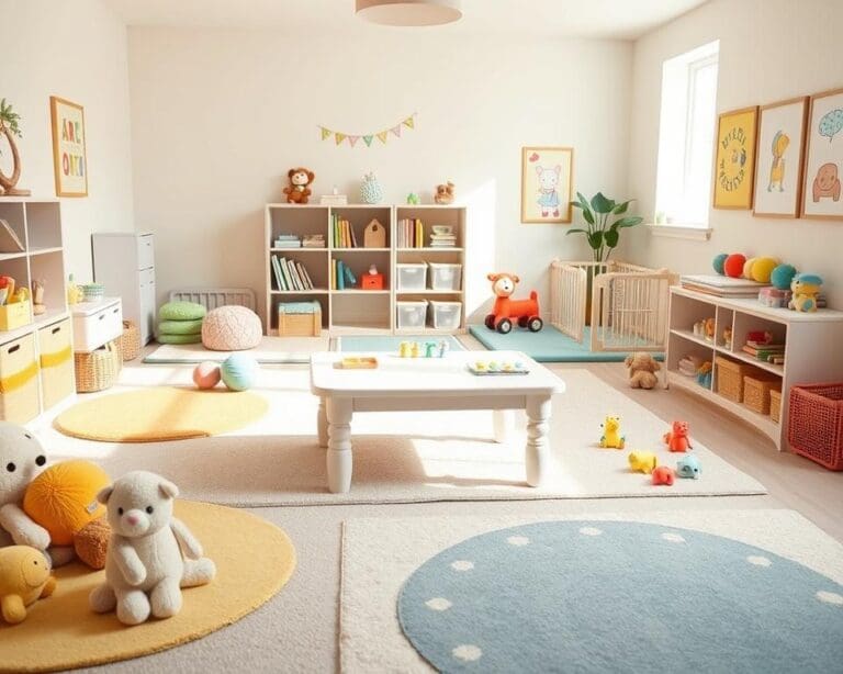 Wie richtet man ein sicheres Spielzimmer ein?
