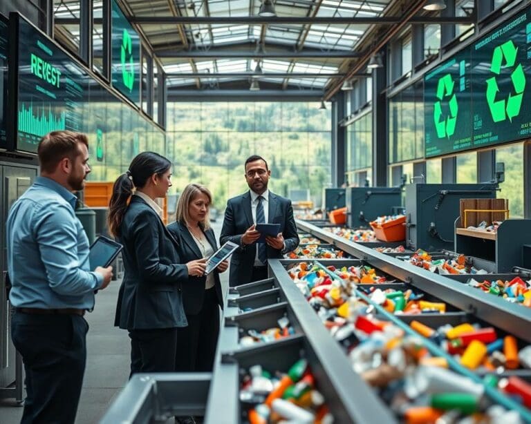 Wie unterstützen digitale Lösungen Recyclingbetriebe?