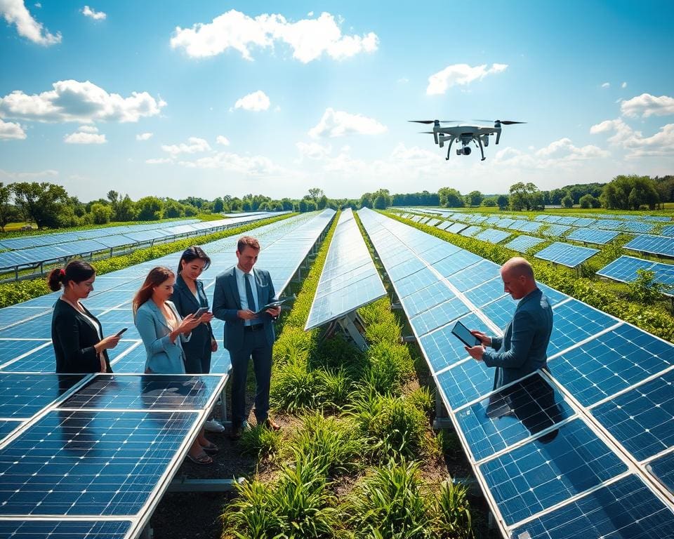 Wie unterstützen digitale Lösungen Solartechnik?