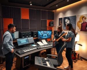 Wie unterstützt ein Musikproduzent Projekte?