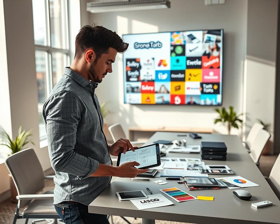 Was leistet ein Grafikdesigner für Markenidentität?