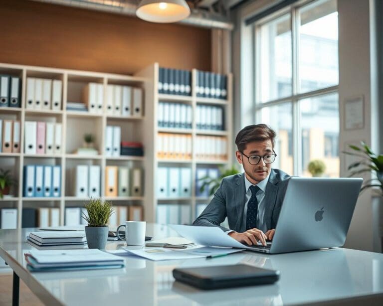 Was macht ein Sachbearbeiter im Büro?