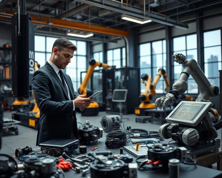 Wie arbeitet ein Mechatroniker im Betrieb?