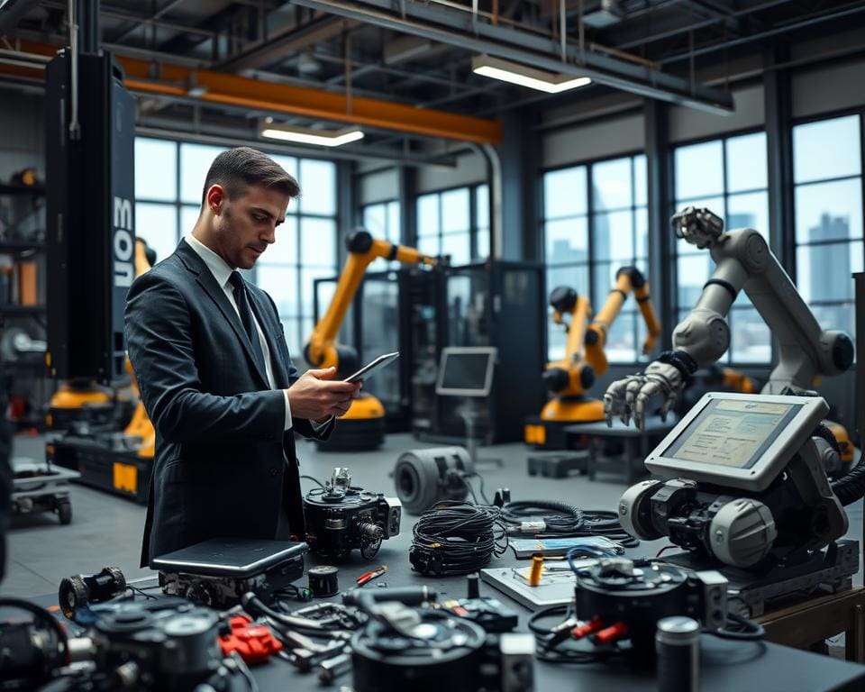 Wie arbeitet ein Mechatroniker im Betrieb?