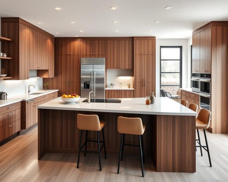 Wie richtet man eine Küche mit Kochinsel ein?