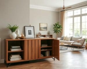 Wie schafft man Stauraum mit Sideboard?