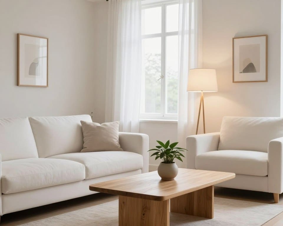 Farbkonzept minimalistisch