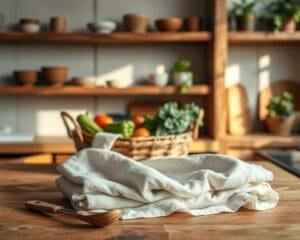 Welche Küchendoeken aus Leinen eignen sich für eine nachhaltige Küche?