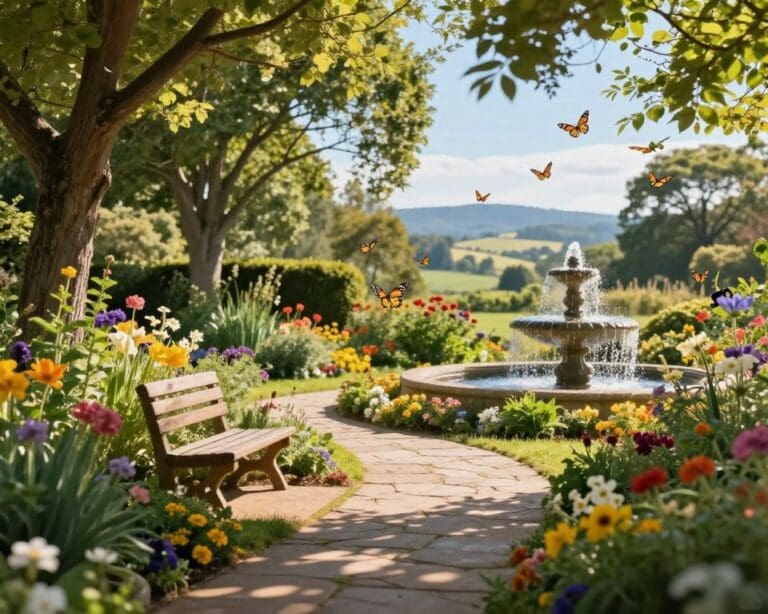 Wie gestaltet man einen Garten zum Abschalten?