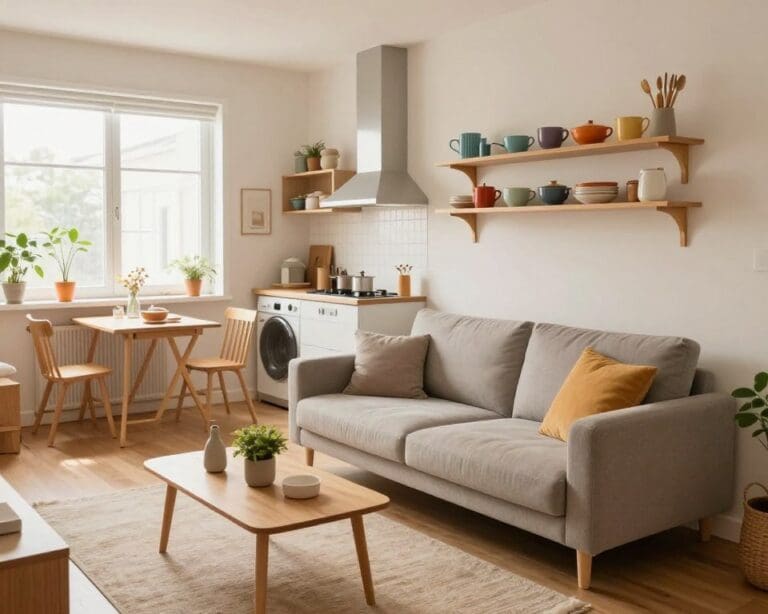 Wie richtet man eine kleine Wohnung praktisch ein?