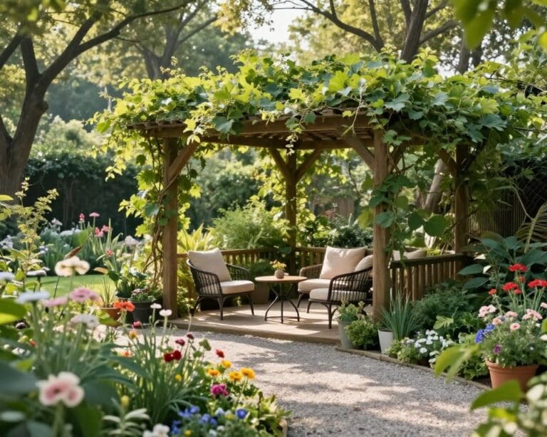 Wie schafft man einen Rückzugsort im Garten?