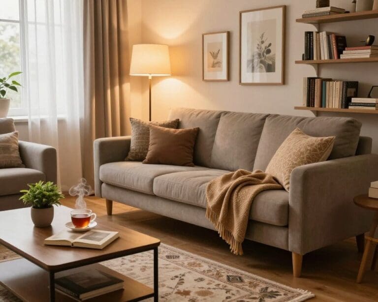 Wie schafft man mehr Gemütlichkeit im Wohnzimmer?