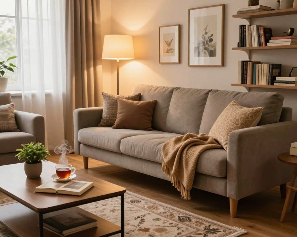 Wie schafft man mehr Gemütlichkeit im Wohnzimmer?