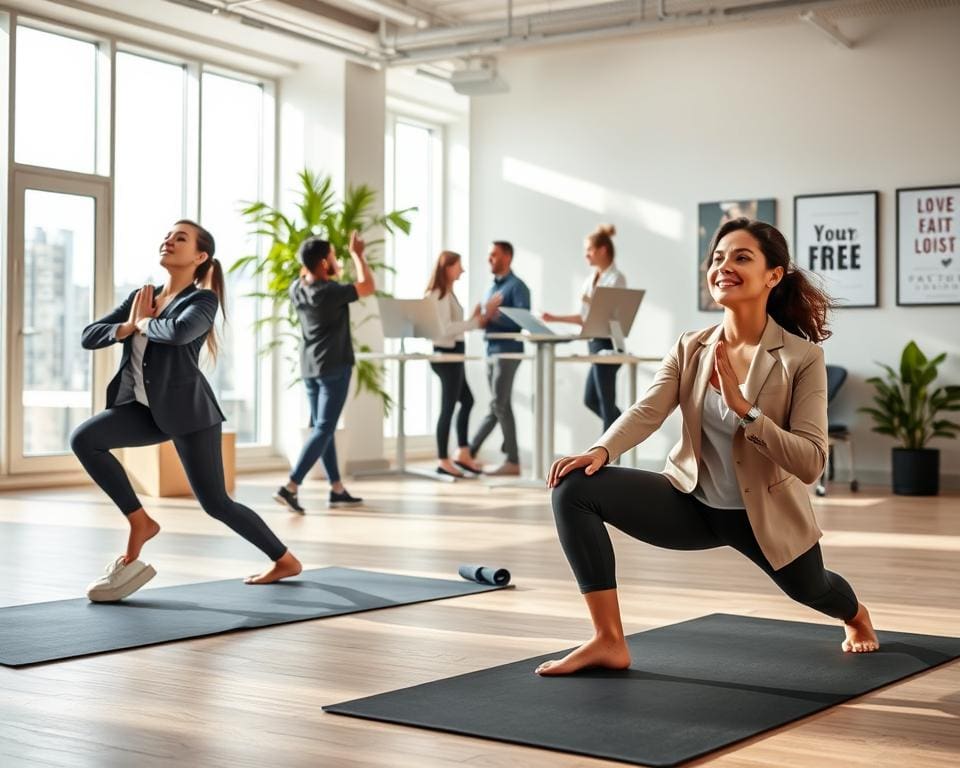 Was sind Vorteile von regelmäßiger Bewegung im Büro?