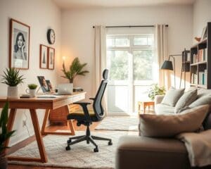 Homeoffice im Wohnzimmer