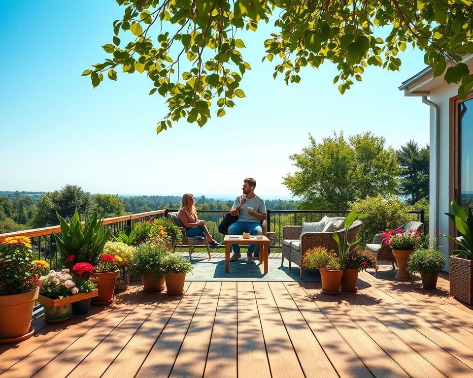 Holzterrasse